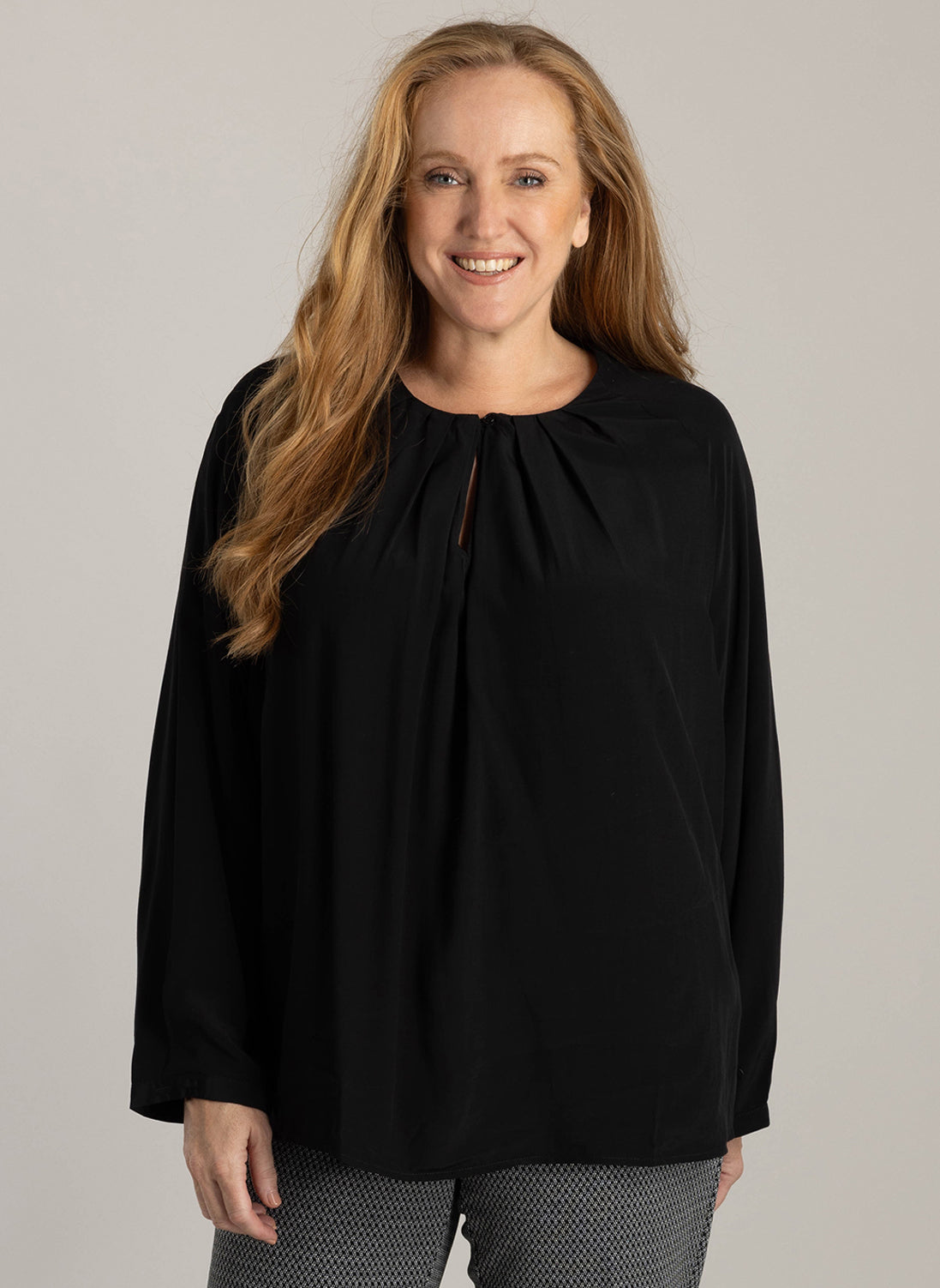 Hazel bluse i plus size