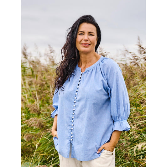 Preorder forår 26 Mina skjorte/bluse plus size  fra Zoey