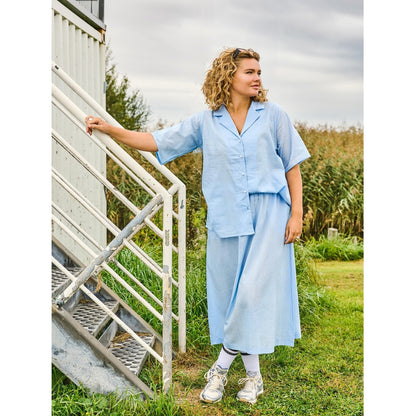 Preorder forår 26 Cloe sæt nederdel + skjorte pluse fra Zoye plus size