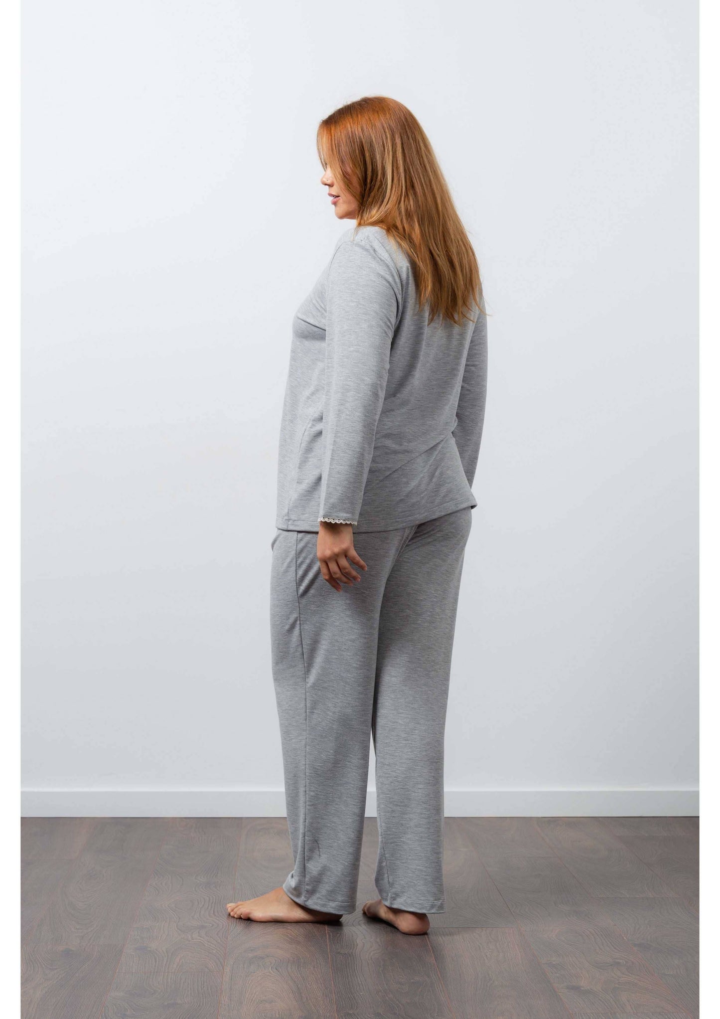 Pyjamas i glat strik Kollektion Store Størrelser