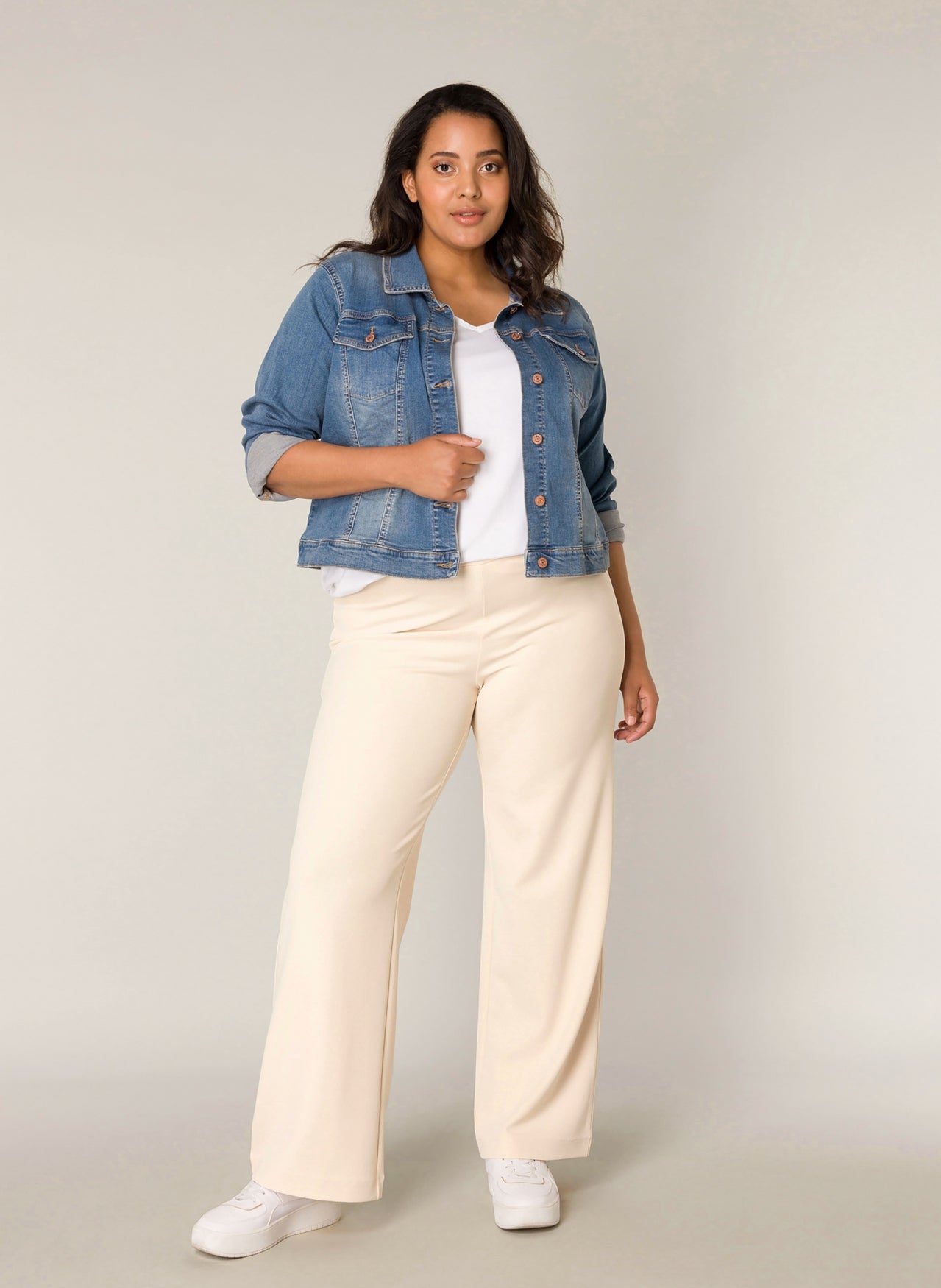 Yamila denim jakke i 2 farver også plus size