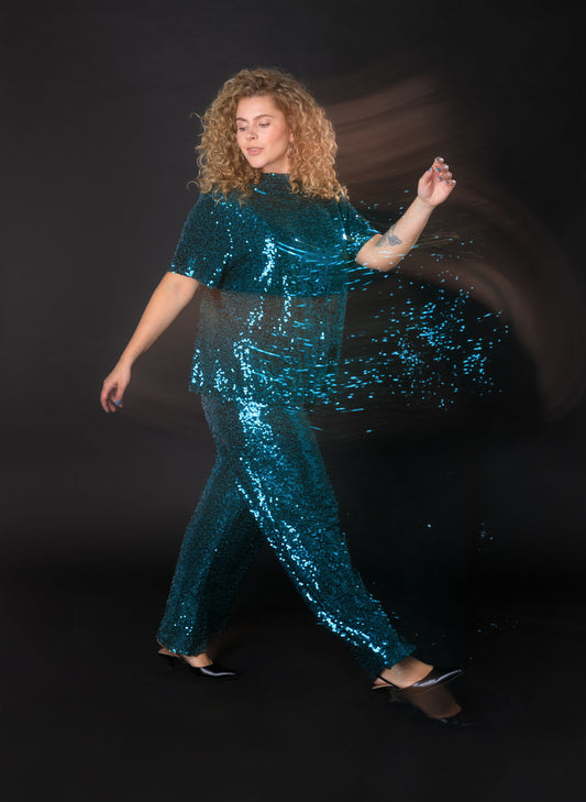 Bluse Thyra Med glimmer i plus size