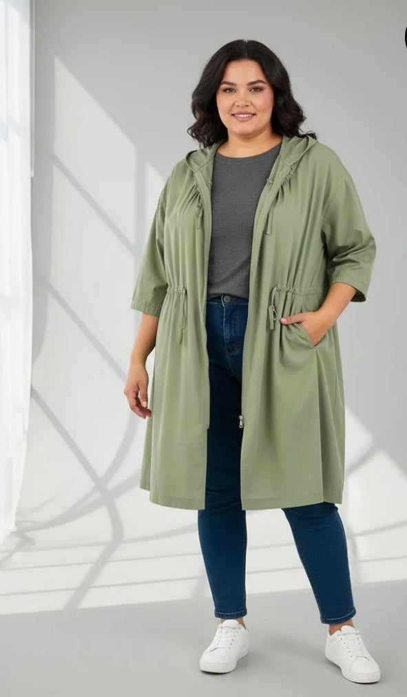 Cardigan /jakke indendørs udendørs grønlig