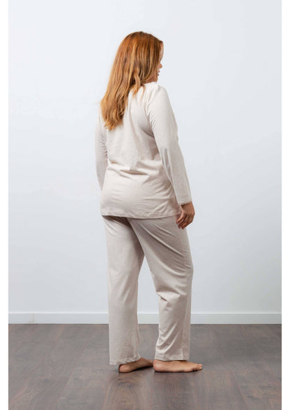 Pyjamas i glat strik Kollektion Store Størrelser