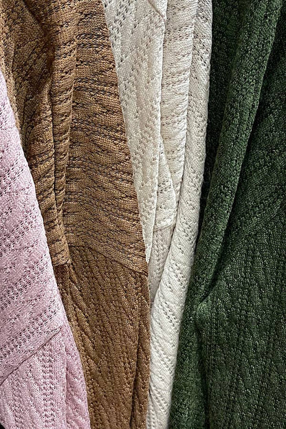 PLUS STØRRELSE OVERSIZE STRIK TOP