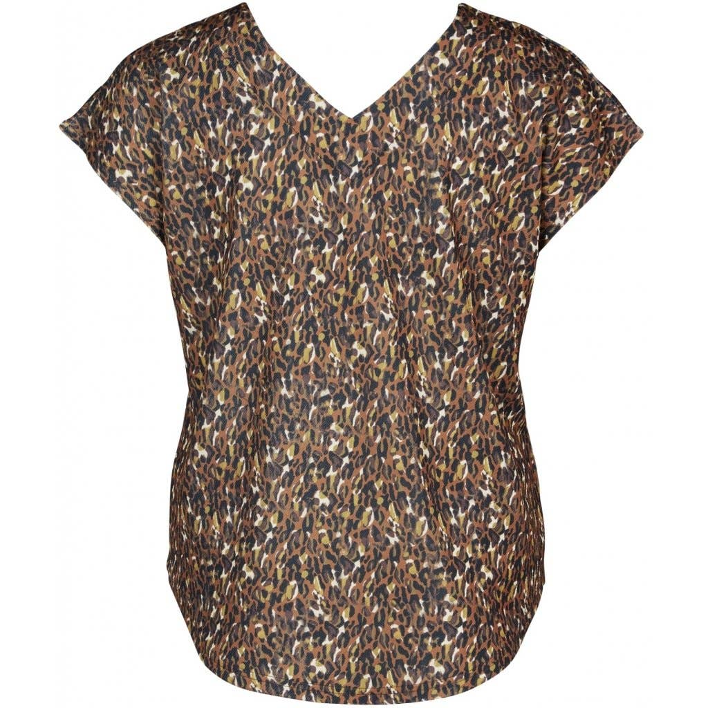 Dyr print bluse fra Zoye dansk designer