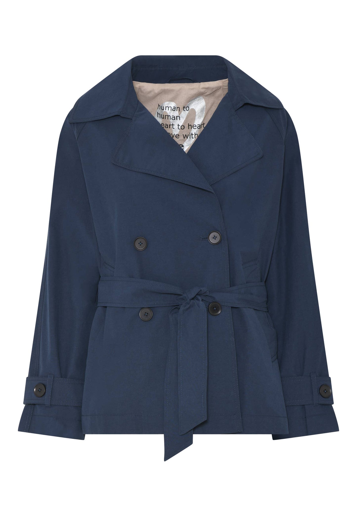 Trenchcoat Kort også i plus size
