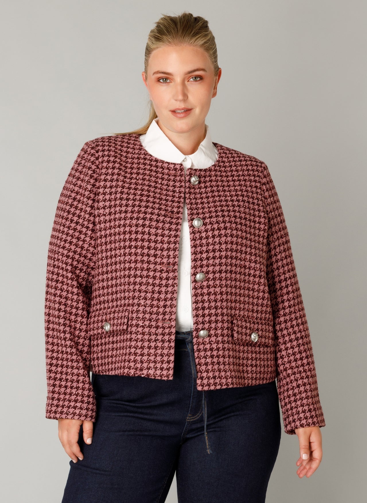 blazer med knapper