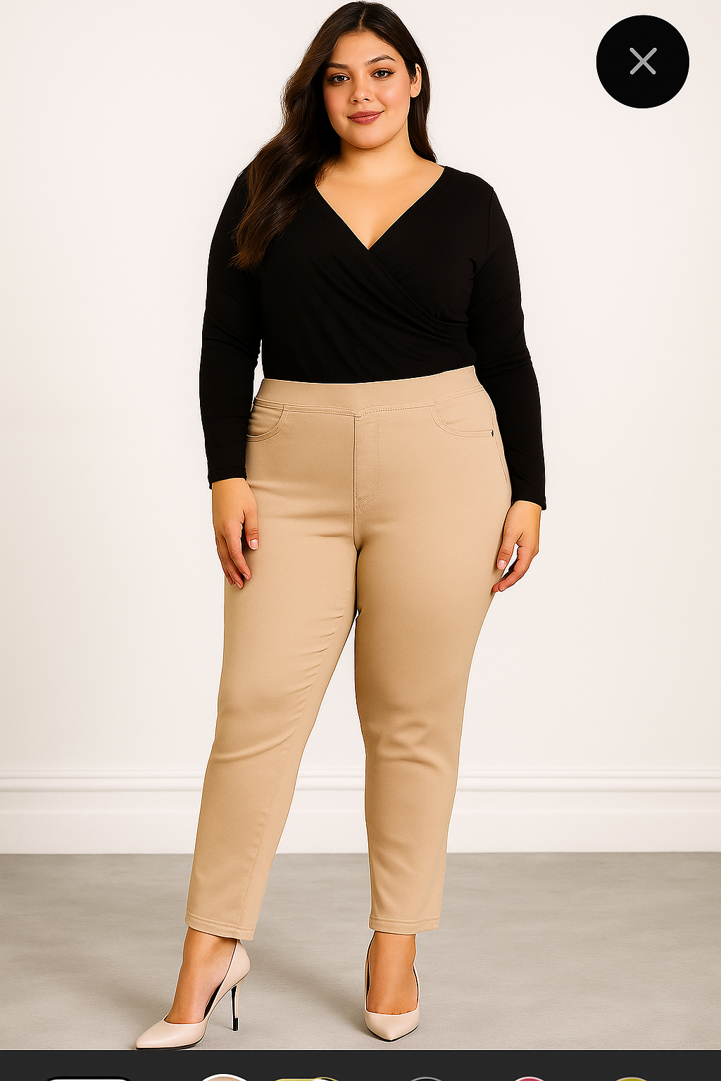 Strechy enkle bukser i mange farver