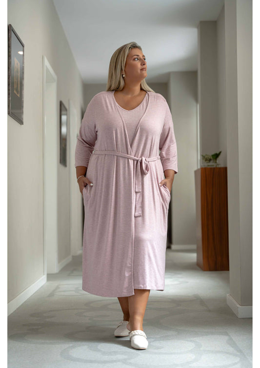 Strikkjole i store størrelser