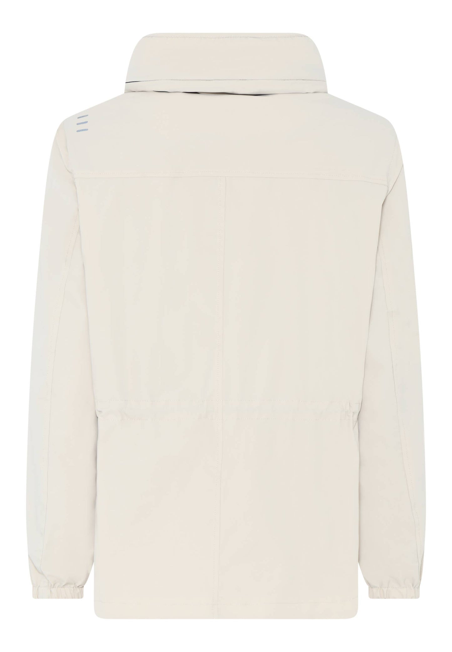 Jakke høj ydeevne sand/hvid plus size