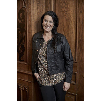 Dyr print bluse fra Zoye dansk designer