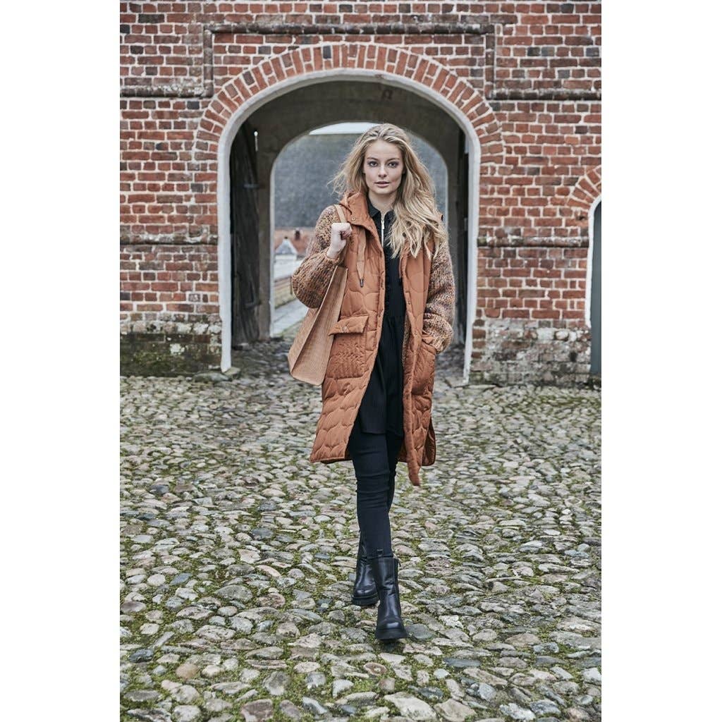 LEDERETASKE MED KROKO OVERFLADE