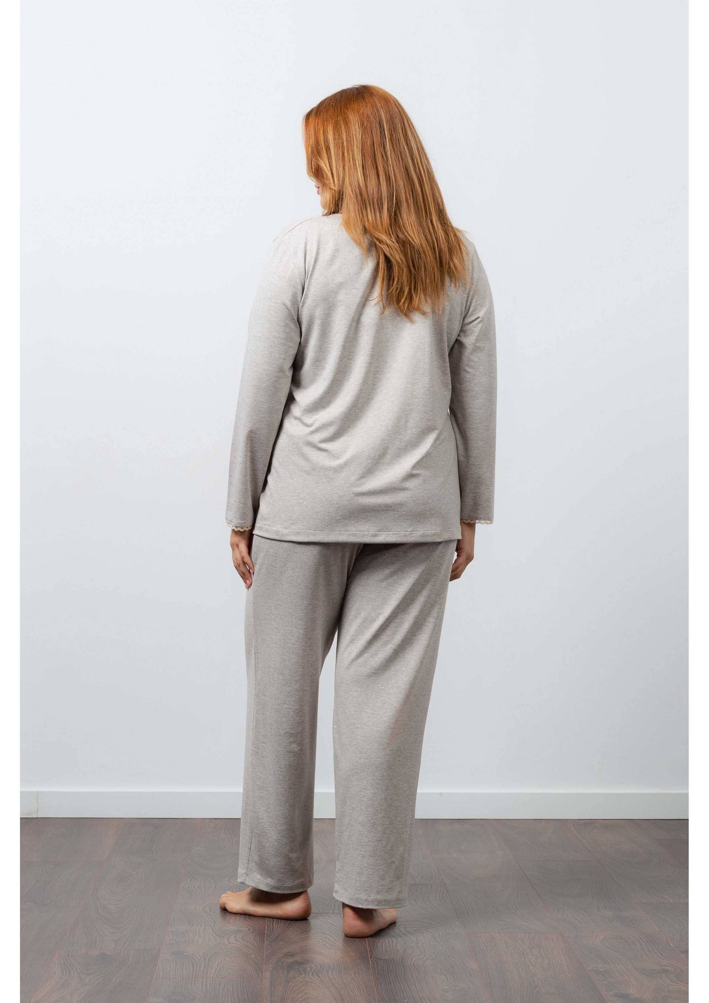 Pyjamas i glat strik Kollektion Store Størrelser