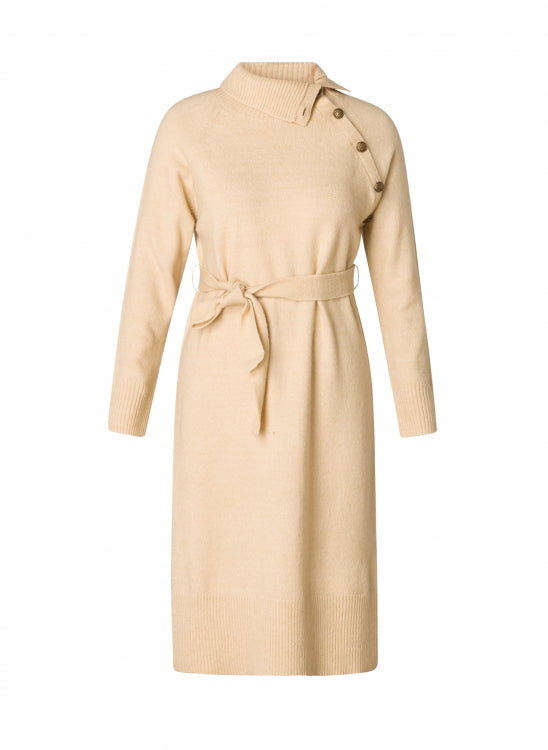 slå om plus size beige kjole